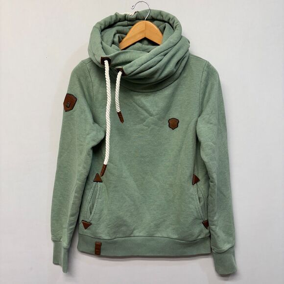 Naketano Brave New World Women Pullover Hoodie Sweatshirt Size Large D050 -25 - Picture 1 of 16